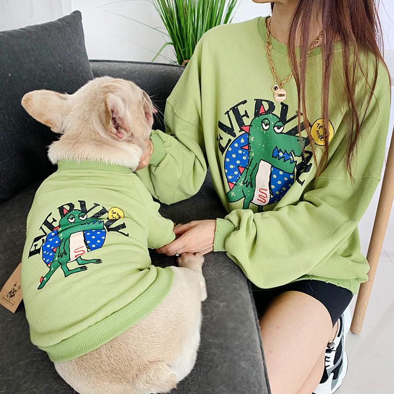 Alligator dog onesie