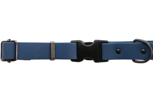Waterproof Blue Soft PVC Dog Collar