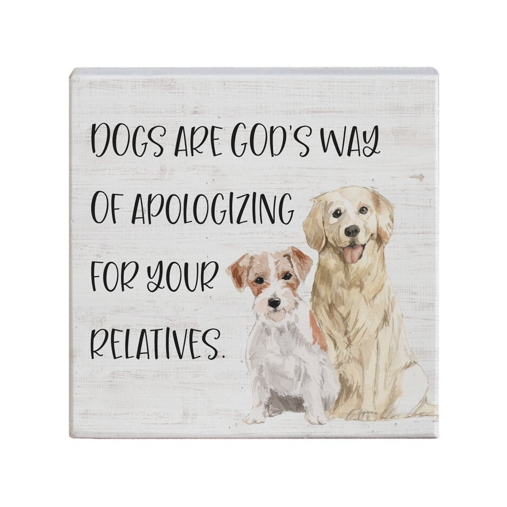 "Gods way" Dog canvas