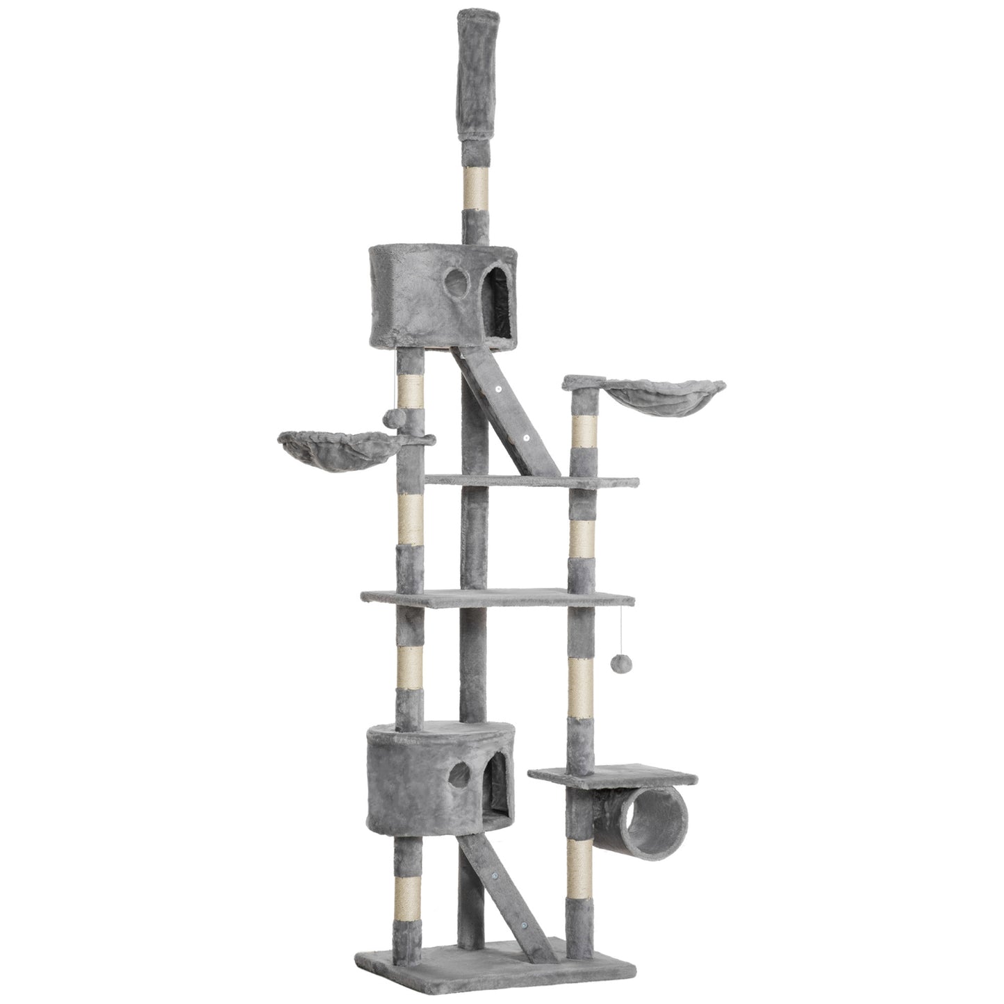 Floor Standing Cat Tree 94.5-10.25 Inch