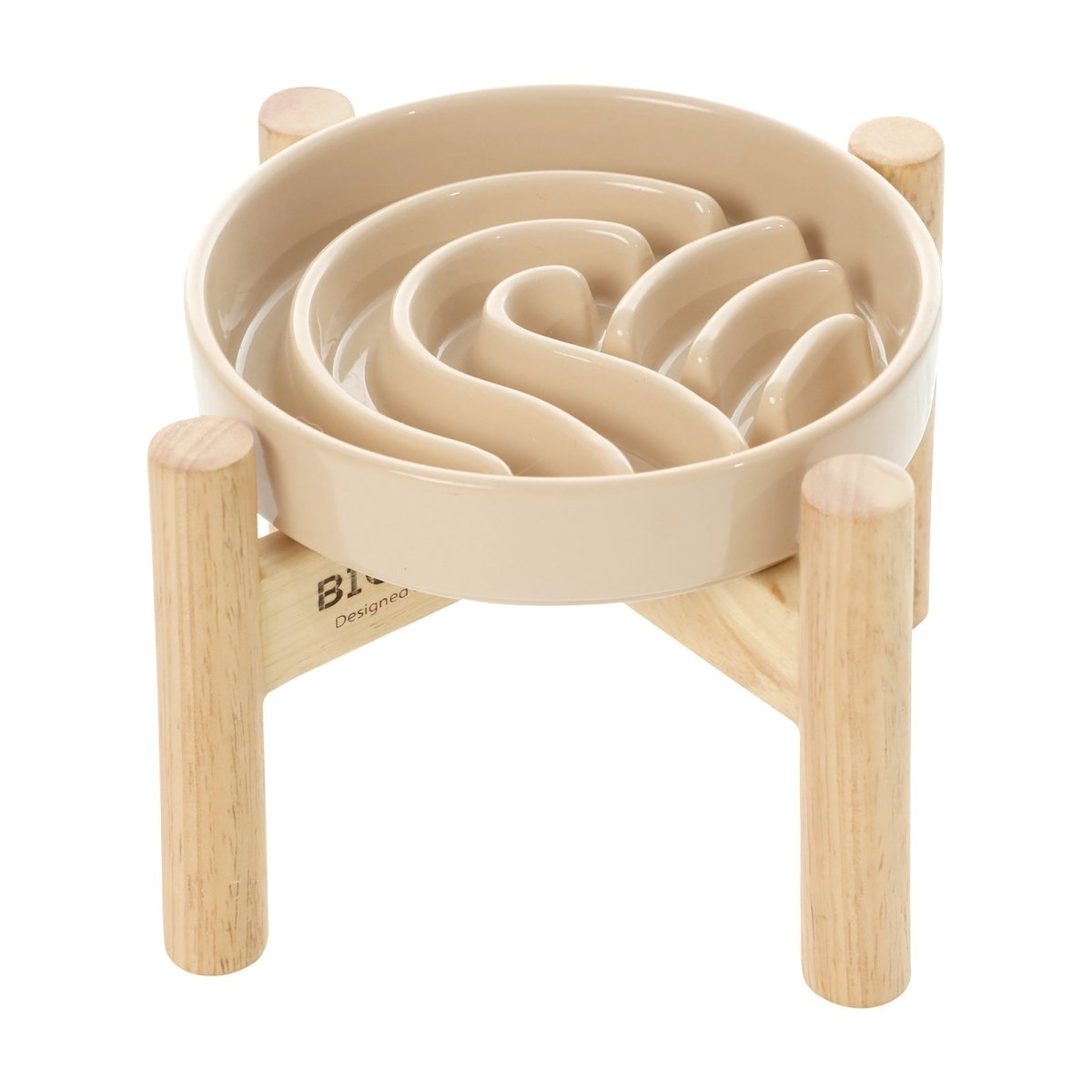 Raised Slow Feeder Dog Bowls