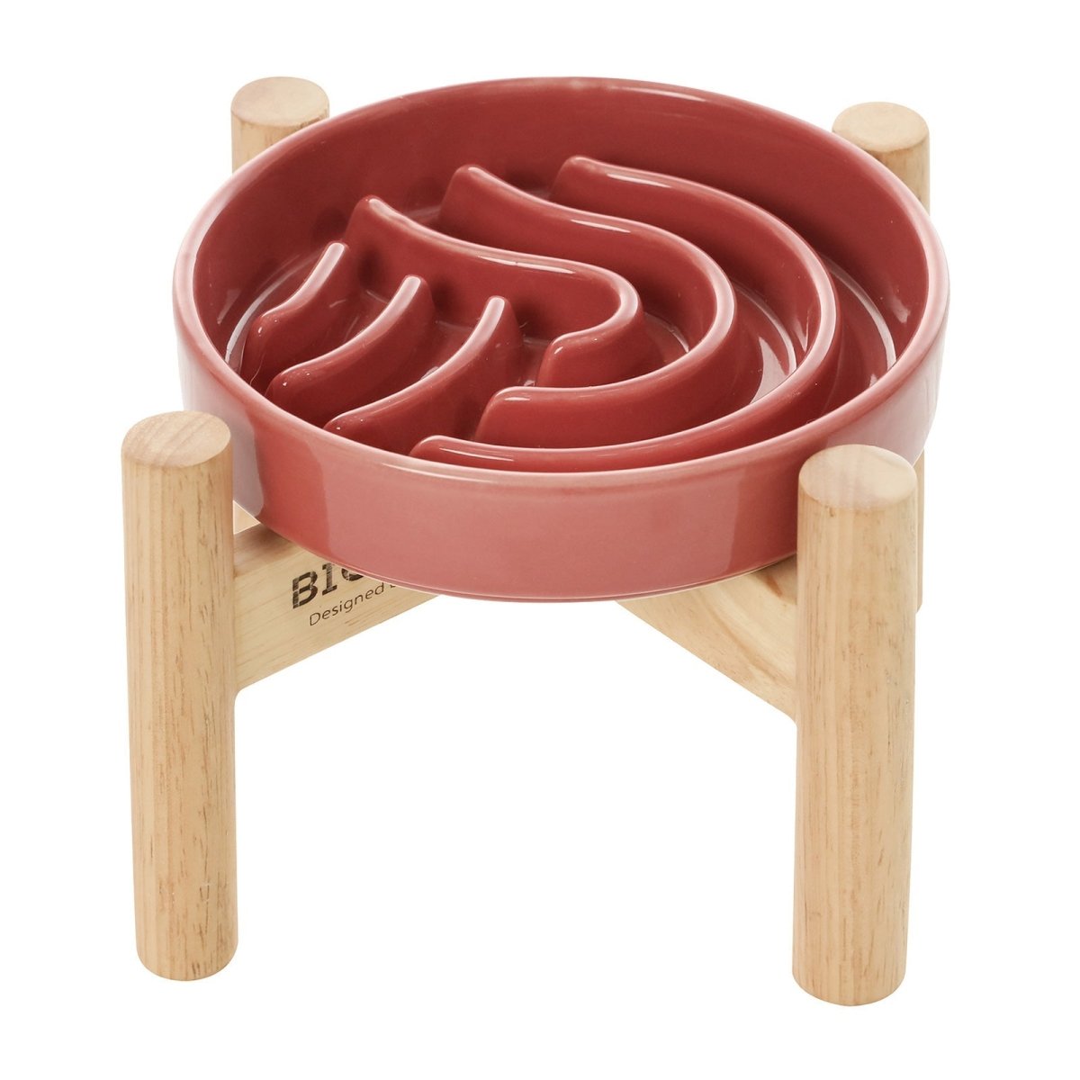 Raised Slow Feeder Dog Bowls