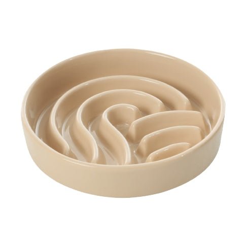 Raised Slow Feeder Dog Bowls