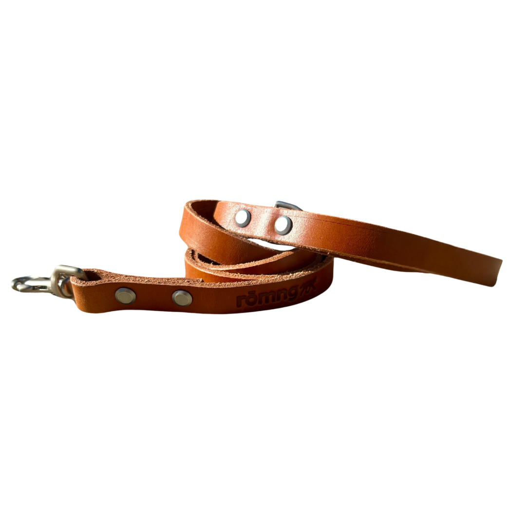 48" Genuine Leather Dog Leashes