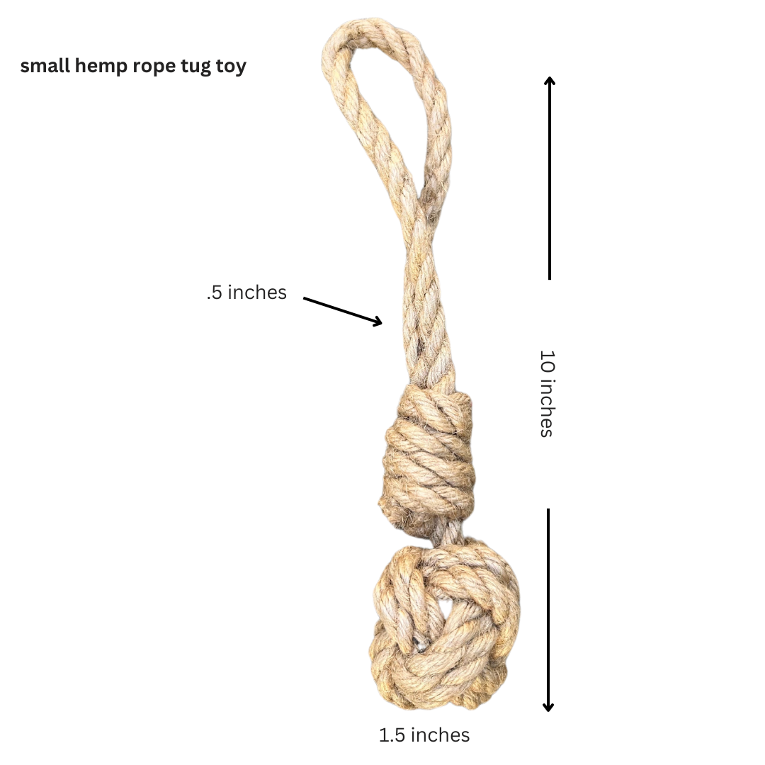 Rope dog tug toy