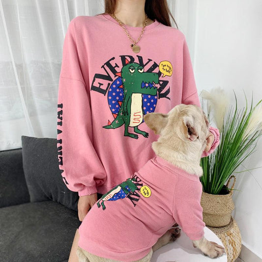Alligator dog onesie