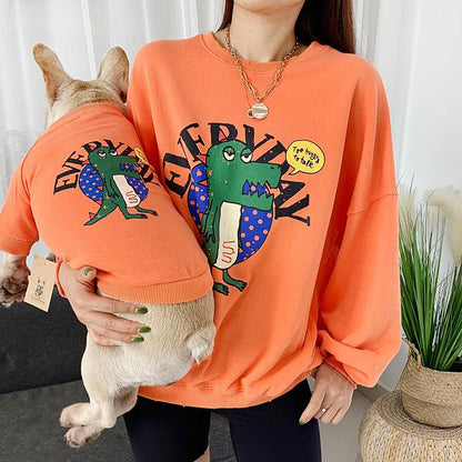 Alligator dog onesie