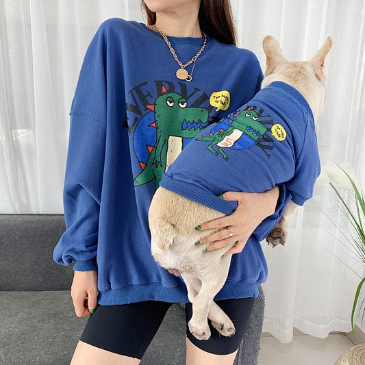 Alligator dog onesie
