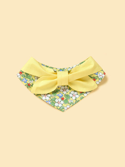 Butter Yellow Floral Bandana