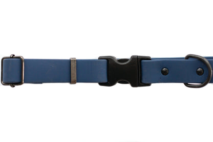 Waterproof Blue Soft PVC Dog Collar
