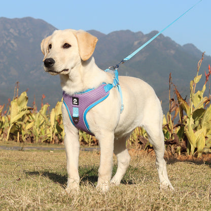 Breathable Pet Harness and Adjustable Leash