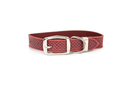 Multi-colored Style Leather Dog Collar