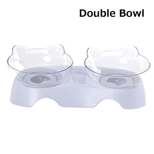 Tilted Pet Feeder Cat Bowl