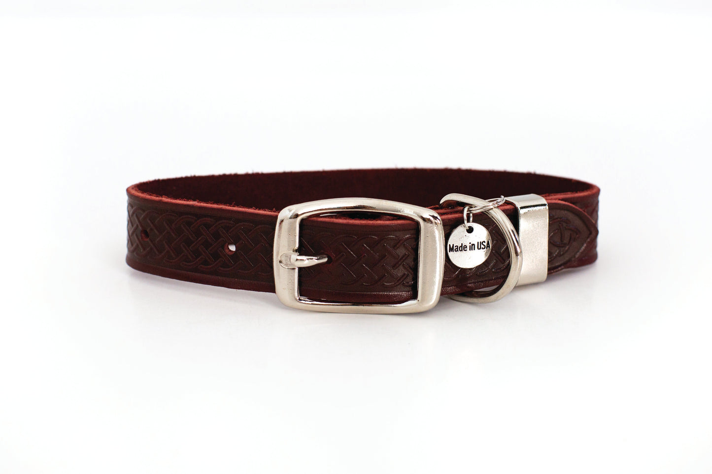 Multi-colored Style Leather Dog Collar
