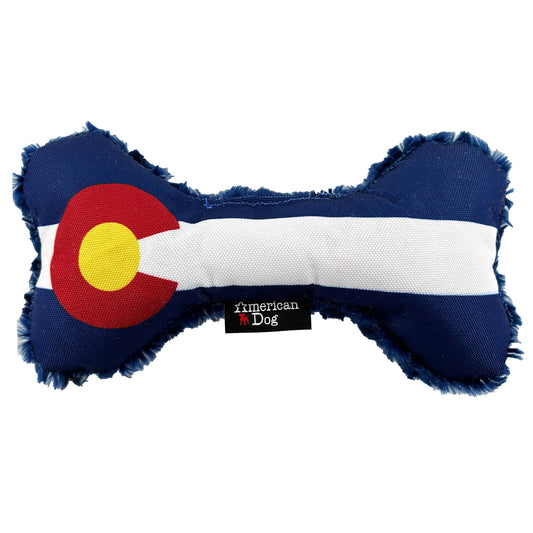 Colorado Flag Plush Bone