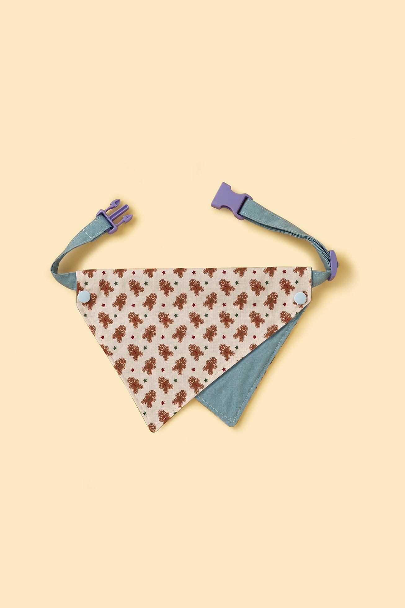 Gingerbread Man Pet Bandana
