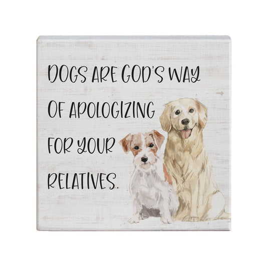 "Gods way" Dog canvas