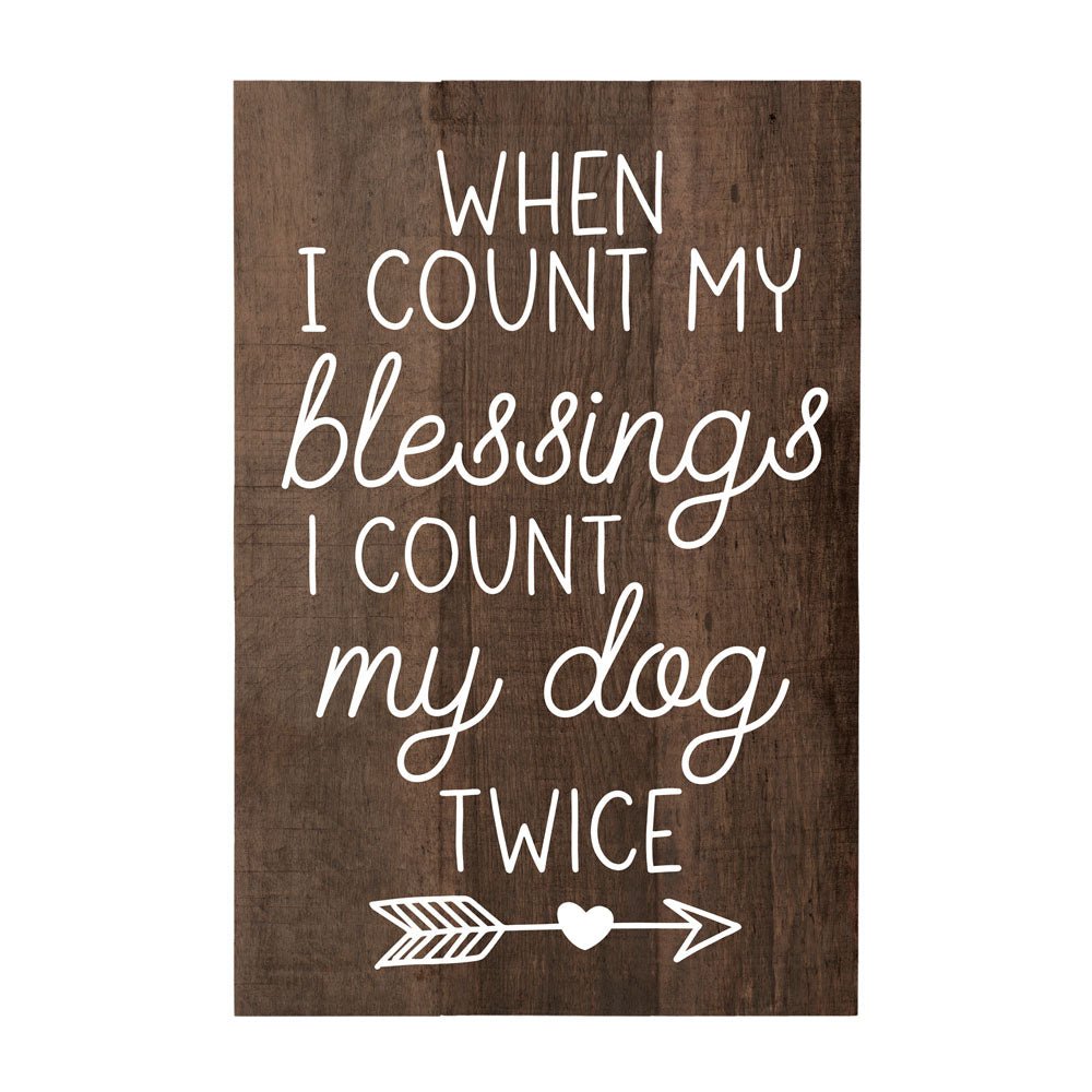 "Blessings" Dog Canvas