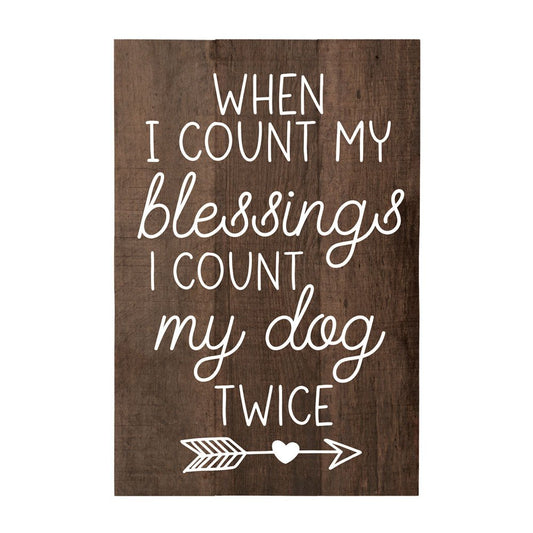 "Blessings" Dog Canvas