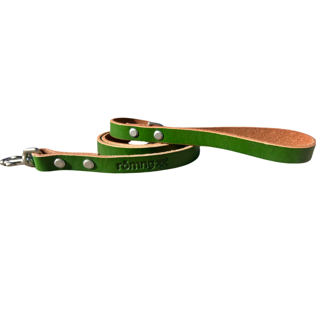 48" Genuine Leather Dog Leashes