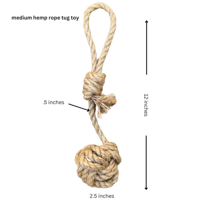 Rope dog tug toy